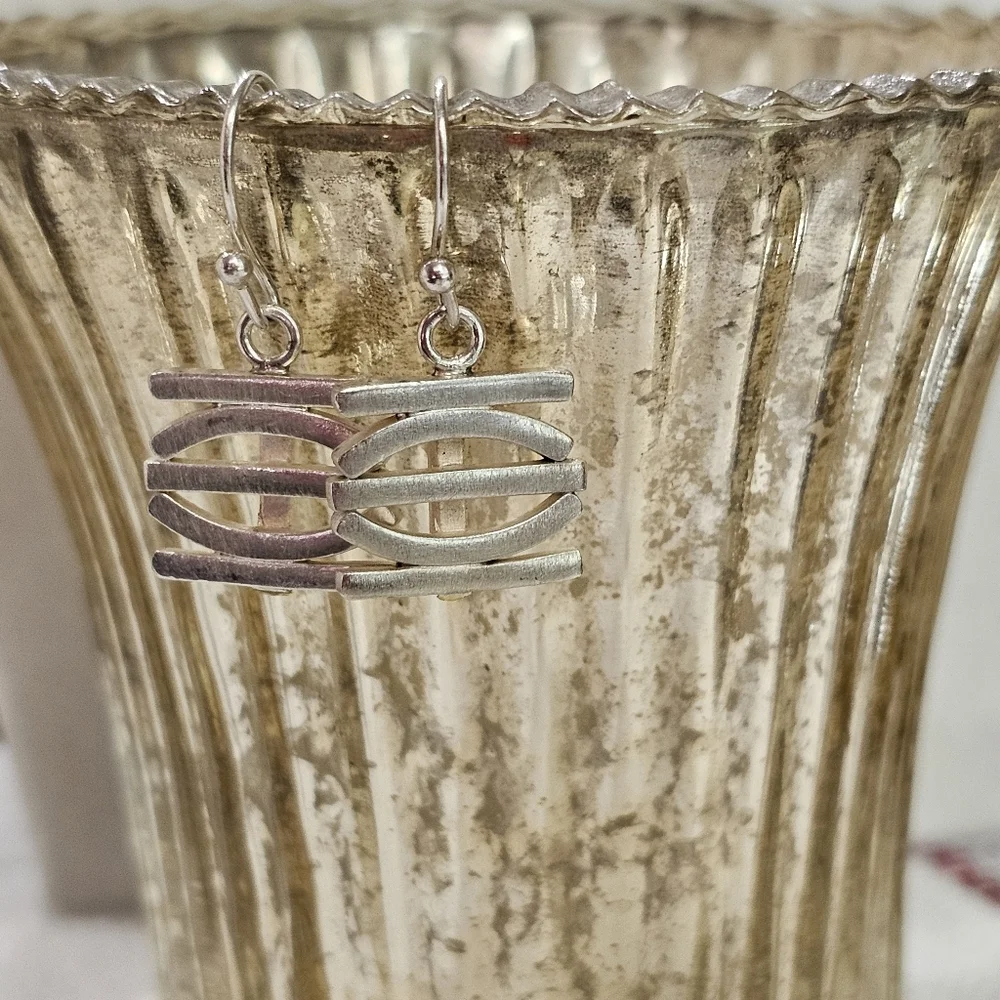 Heather Murray 925 Silver Garden Gate Earrings - Picture 8 of 11